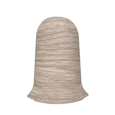 Угол для плинтуса 55мм "Идеал Классик" Дуб снежный / 215 наружный (комплект)